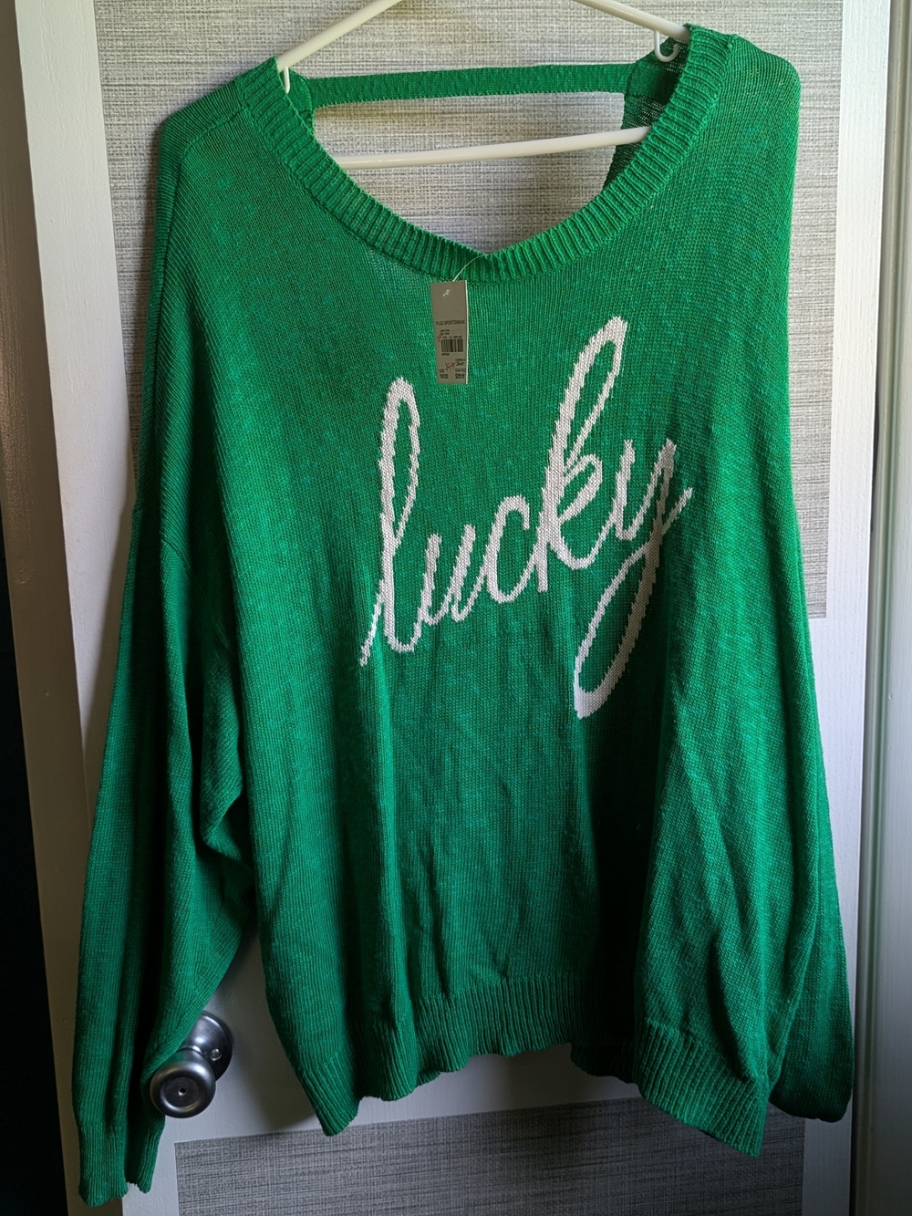 NWT 'Lucky' Crewneck Knit Sweater